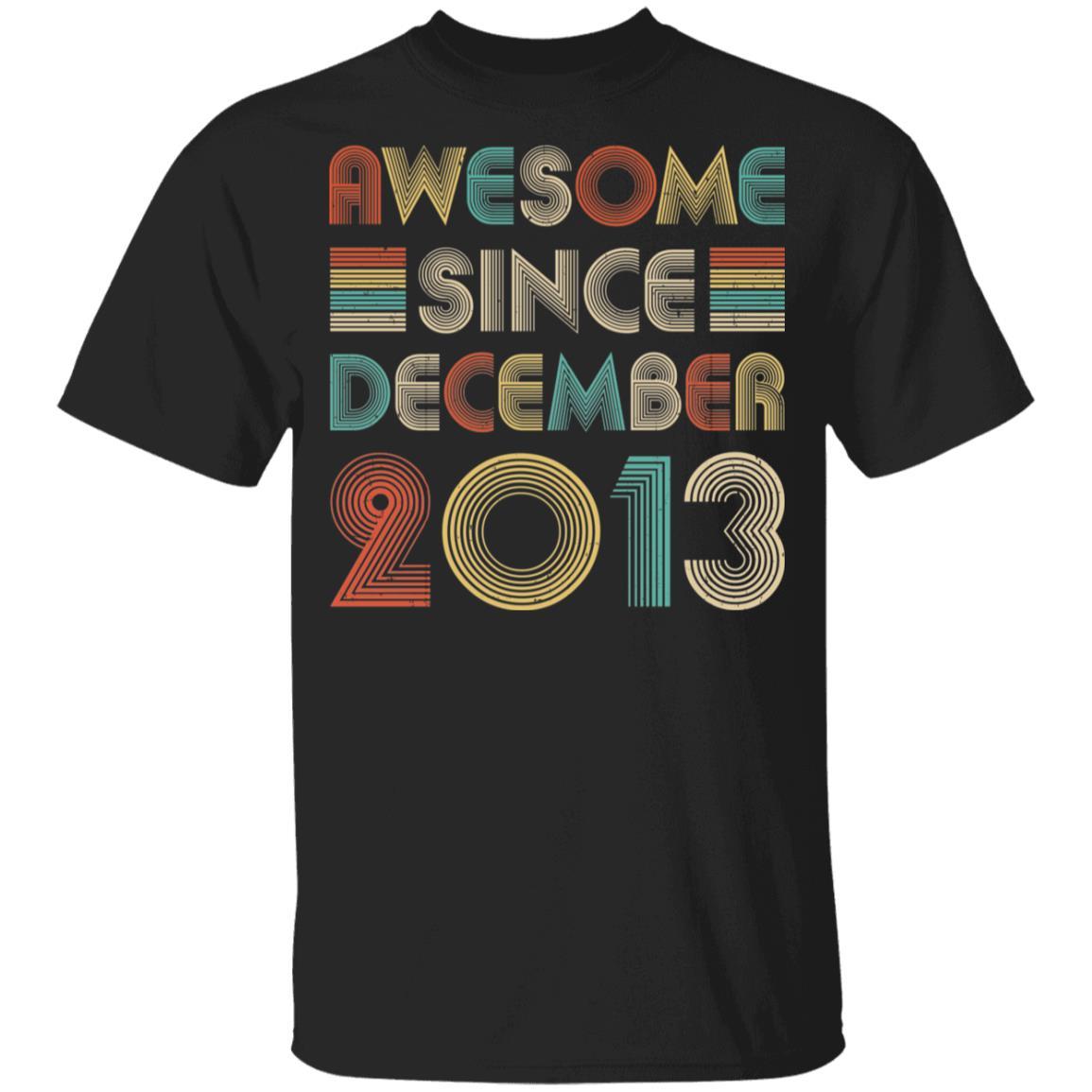 Awesome Since December 2013 Vintage 9th Birthday Gifts Youth