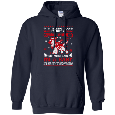 I'm Telling You I'm Not A German Shepherd-T-Shirt & Hoodie-Pullover Hoodie-Navy