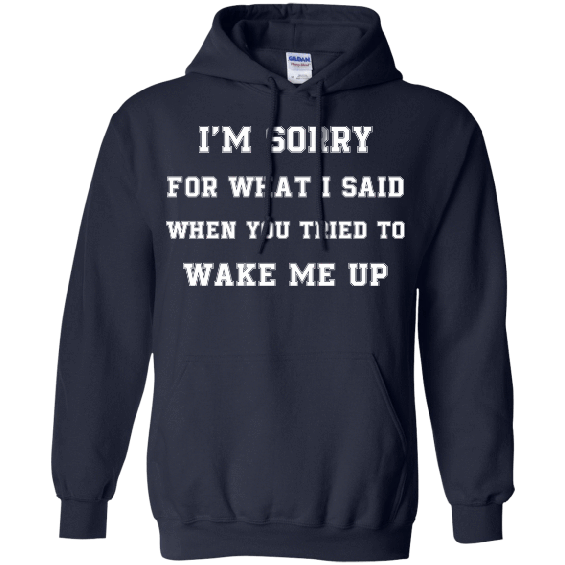 I'm Sorry For What I Said-T-Shirt & Hoodie-Pullover Hoodie-Navy
