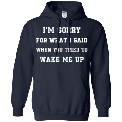 I'm Sorry For What I Said-T-Shirt & Hoodie-Pullover Hoodie-Navy