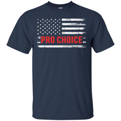 Patriotic US American Flag Pro Choice Veteran-T-Shirt & Hoodie-Classic T-Shirt-Navy