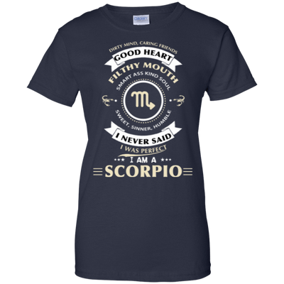 I'm A Scorpio-T-Shirt & Hoodie-Women's T-Shirt-Navy