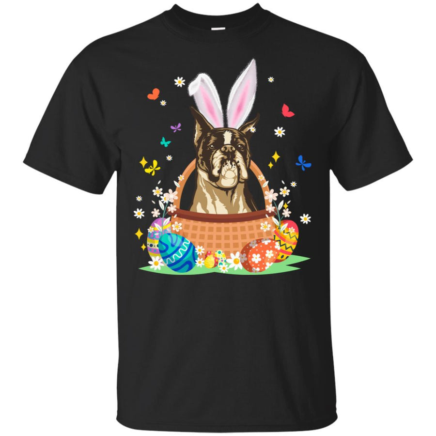 Boxer Bunny Hat Rabbit Easter Eggs-T-Shirt & Hoodie-Classic T-Shirt-Black