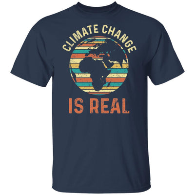 Climate Change Is Real Environmental Concerned-T-Shirt & Hoodie-Classic T-Shirt-Navy