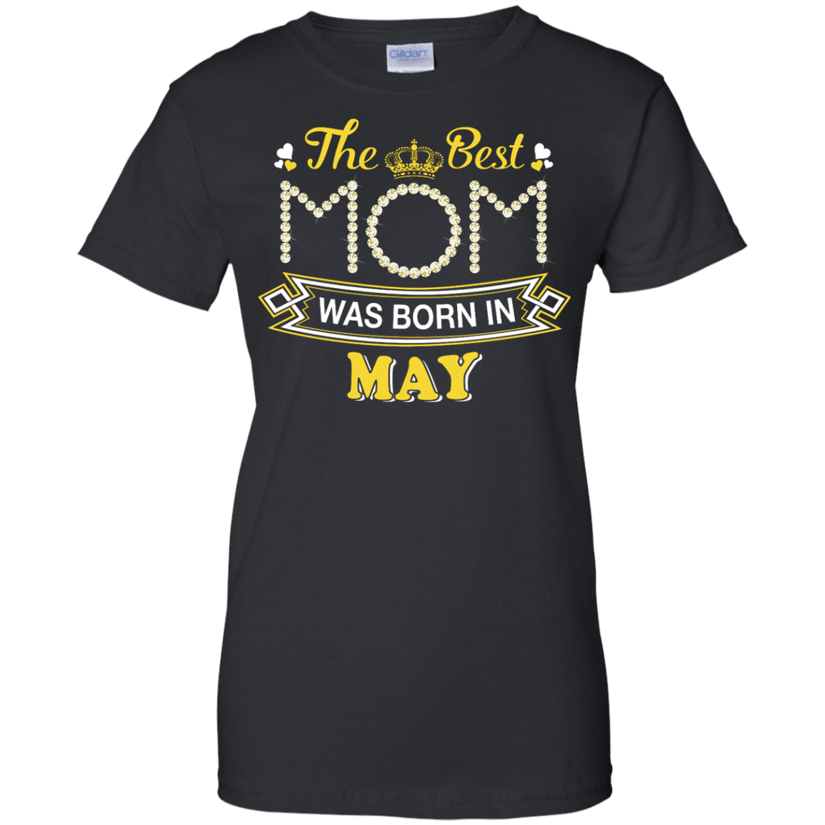 The Best Mom Was Born In May-T-Shirt & Hoodie-Women's T-Shirt-Black