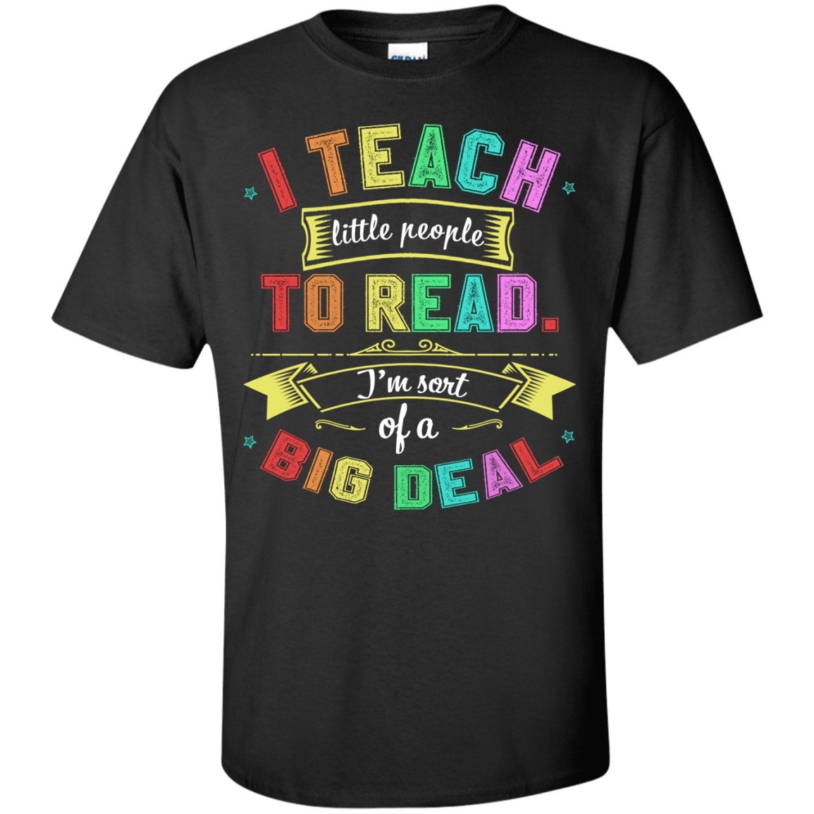 I Teach Little People To Read-T-Shirt & Hoodie-Classic T-Shirt-Black