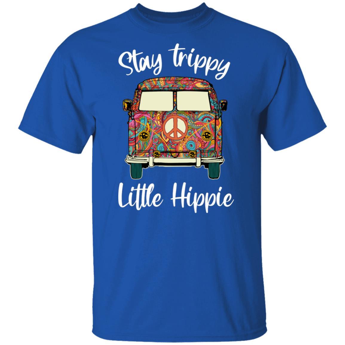 Stay Trippy Little Hippie Peace Sign Gifts For Hippie-T-Shirt & Tank Top-Classic T-Shirt-Royal