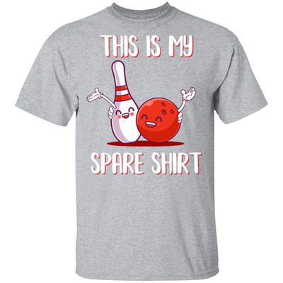 Funny Bowling For Men Women Boys Girls This Is My Spare-T-Shirt & Hoodie-Classic T-Shirt-Sport Grey