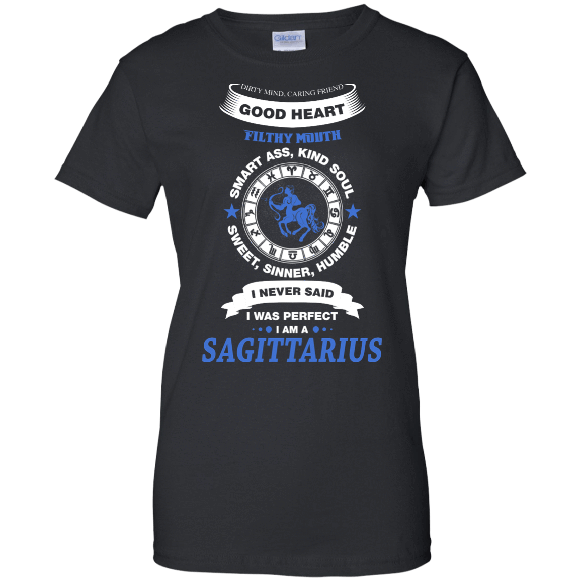 I Never Said I Was Perfect I Am A SAGITTARIUS-T-Shirt & Hoodie-Women's T-Shirt-Black