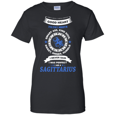 I Never Said I Was Perfect I Am A SAGITTARIUS-T-Shirt & Hoodie-Women's T-Shirt-Black