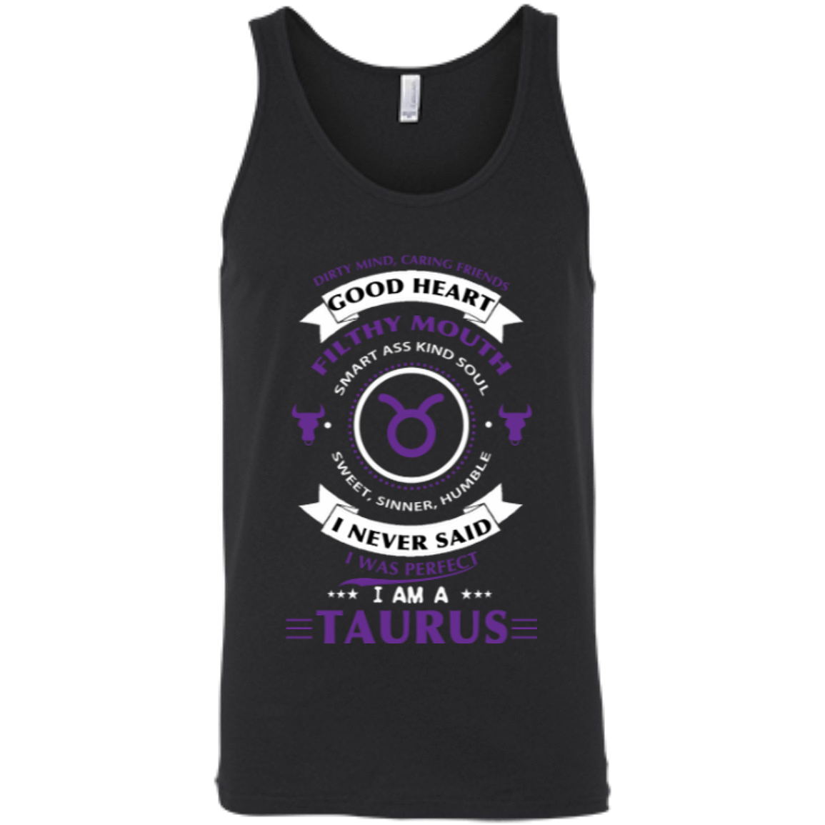 I'm A Taurus-T-Shirt & Hoodie-Unisex Tank-Black