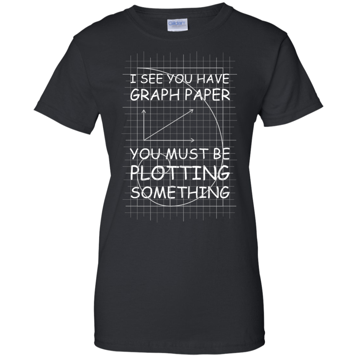 I See You Have Graph Paper-T-Shirt & Hoodie-Women's T-Shirt-Black