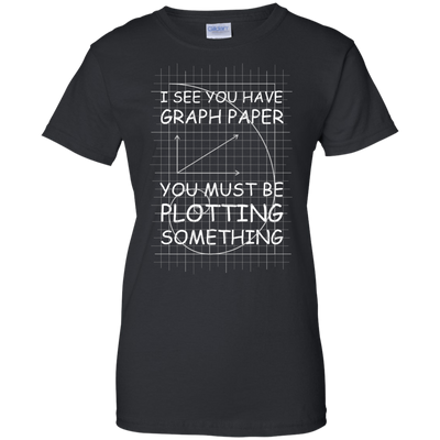 I See You Have Graph Paper-T-Shirt & Hoodie-Women's T-Shirt-Black