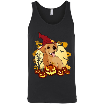 Happy Halloween Labrador Lover-T-Shirt & Hoodie-Unisex Tank-Black