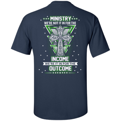Ministy In It For The Outcome-T-Shirt & Hoodie-Classic T-Shirt-Navy