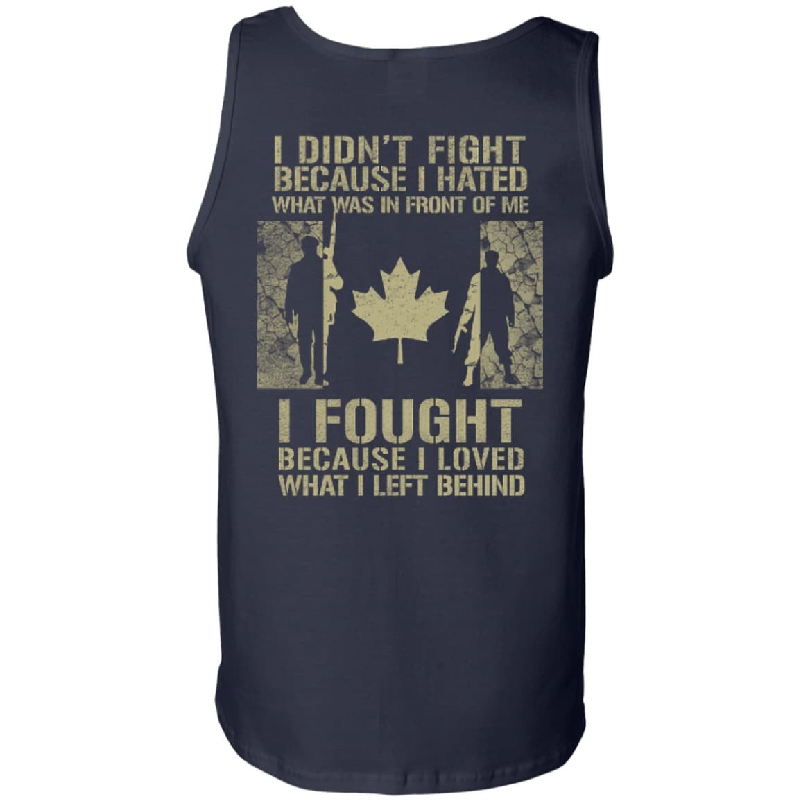 Canada Veteran Affairs-T-Shirt & Hoodie-Unisex Tank-Navy