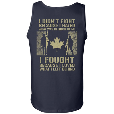 Canada Veteran Affairs-T-Shirt & Hoodie-Unisex Tank-Navy