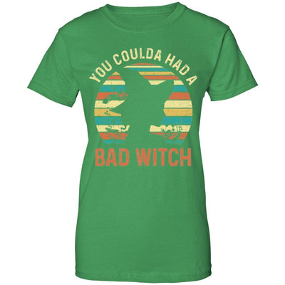 You Coulda Had A Bad Witch Halloween Funny Gift Awesome-T-Shirt & Hoodie-Women's T-Shirt-Irish Green