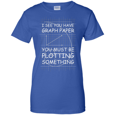 I See You Have Graph Paper-T-Shirt & Hoodie-Women's T-Shirt-Royal