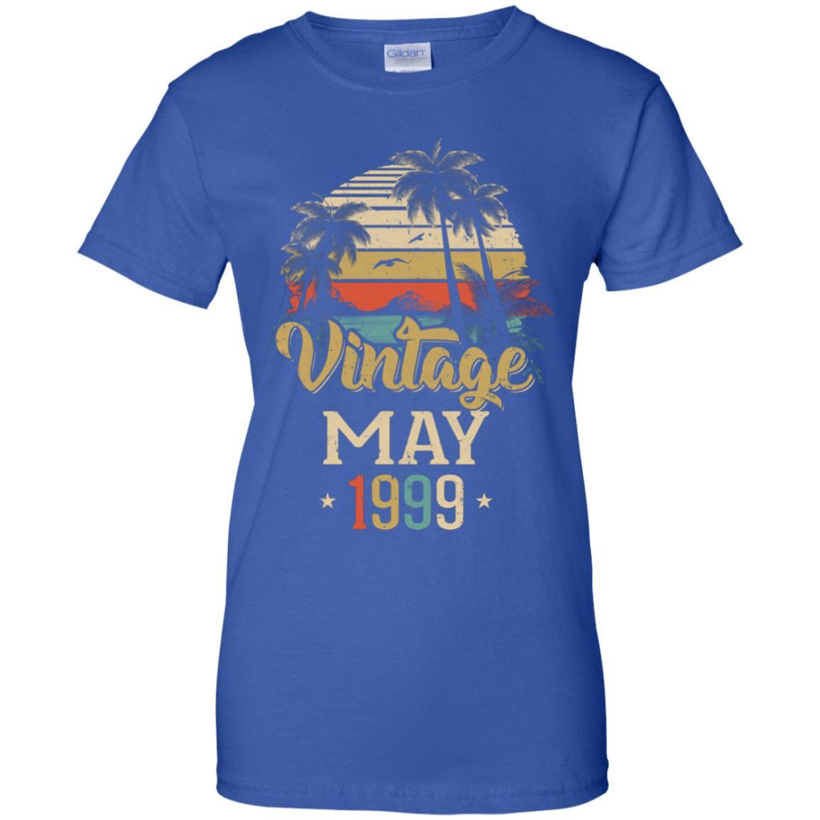 Retro Classic Vintage May 1999 22th Birthday Gift-T-Shirt & Hoodie-Women's T-Shirt-Royal