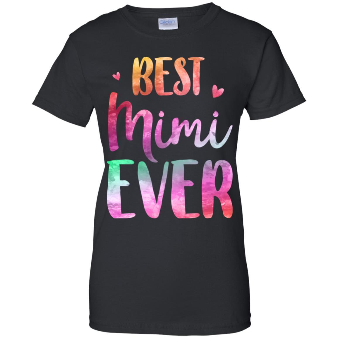 Best Mimi Ever Cute Funny Mothers Day Gift-T-Shirt & Tank Top-Women's T-Shirt-Black