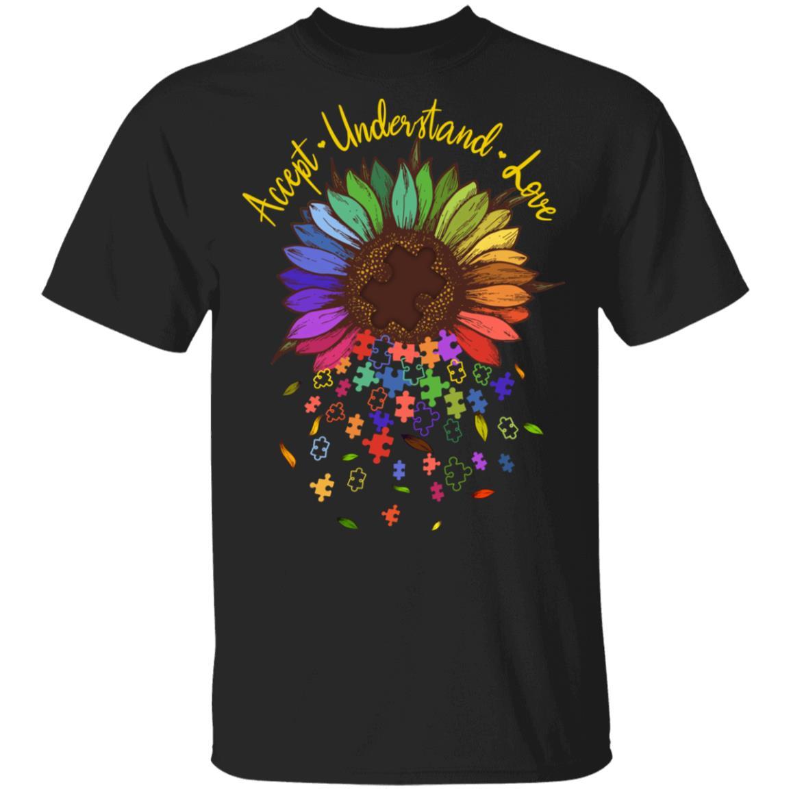 Floral Autism Awareness Daisy Flower For Mom Women