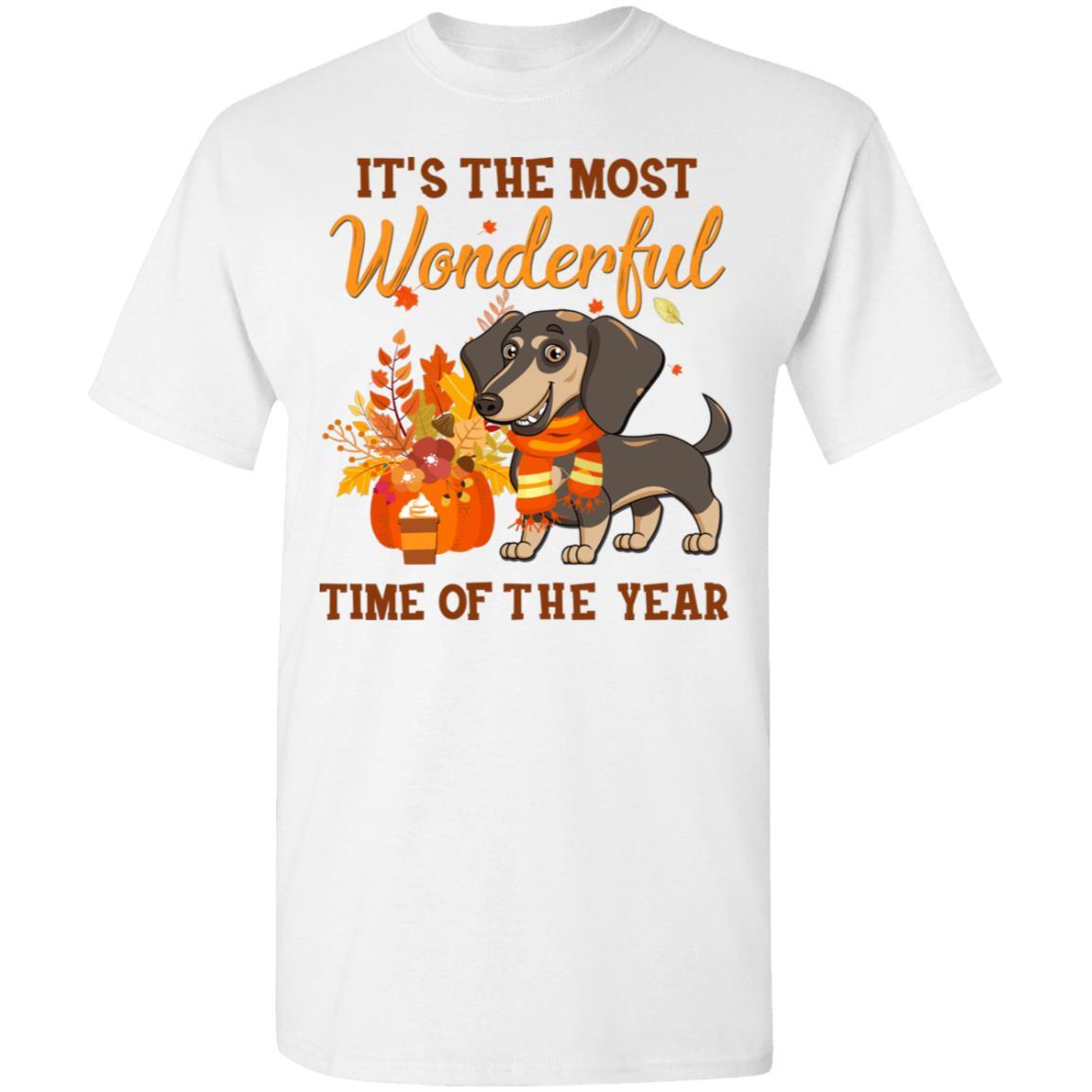 Dachshund Autumn It's The Most Wonderful Time Of The Year