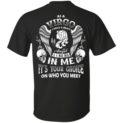 As A Virgo I Hold A Beast An Angel A Madman In Me-T-Shirt & Hoodie-