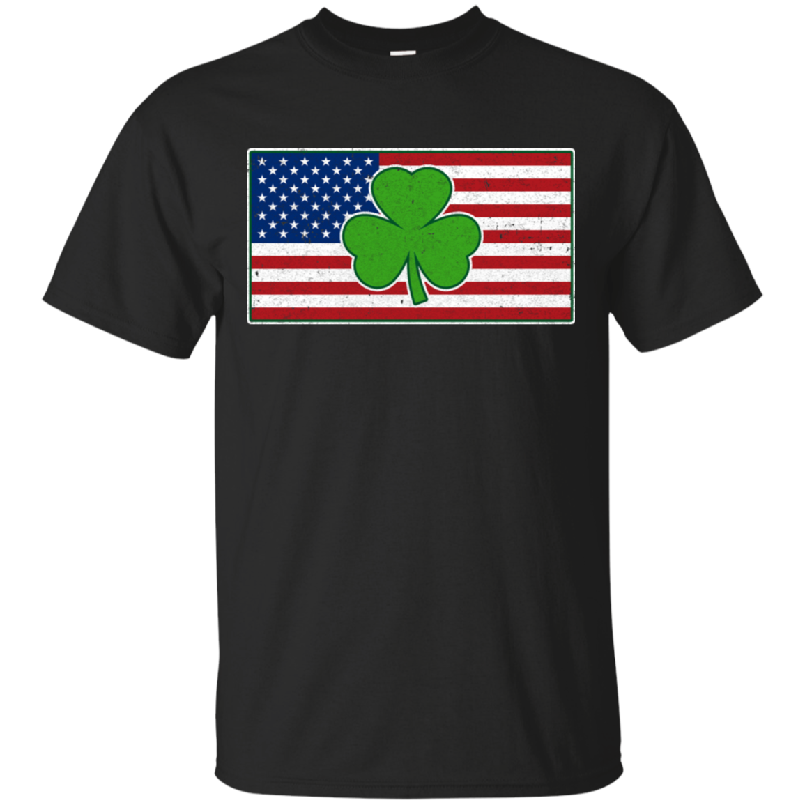 Shamrock Ireland USA Irish American Flag Gift