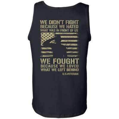 US Veteran Affairs-T-Shirt & Hoodie-Unisex Tank-Black