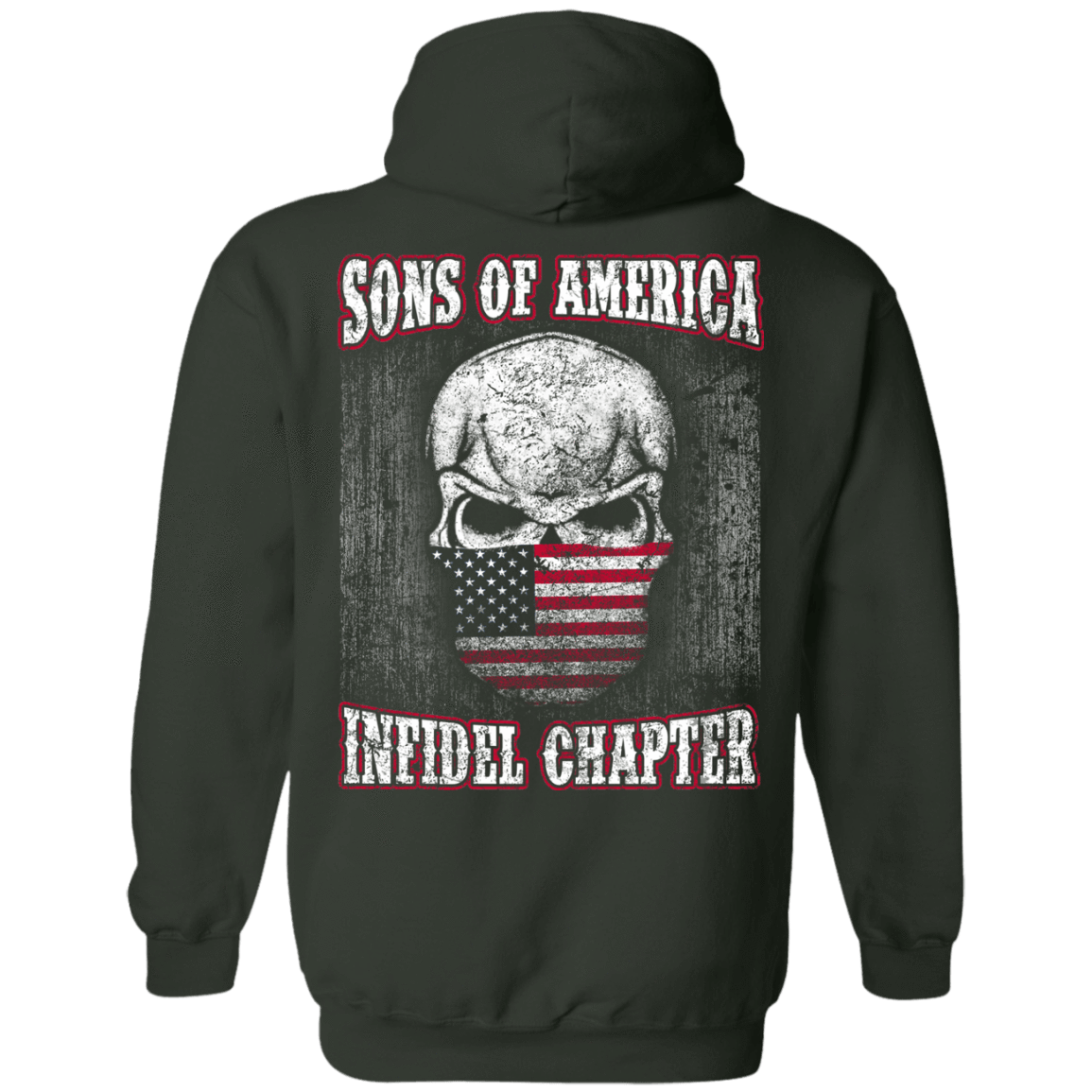 Son Of America-T-Shirt & Hoodie-Pullover Hoodie-Forest Green