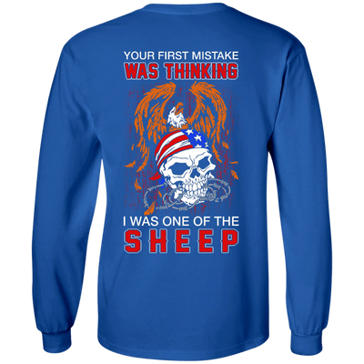 Your First Mistake Was Thinking I Was One Of The Sheep-T-Shirt & Hoodie-Long Sleeve T-Shirt-Royal