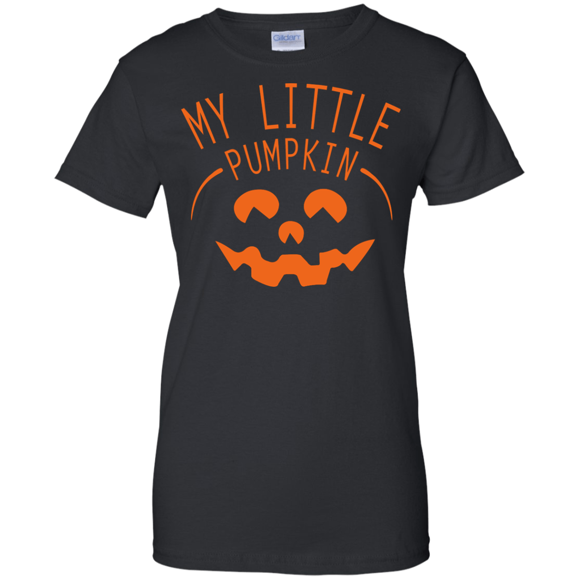 My Little Pumpkin Halloween Maternity T-Shirt-T-Shirt & Hoodie-Women's T-Shirt-Black