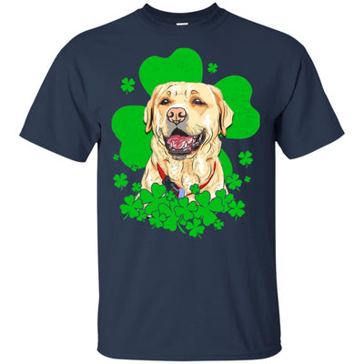 Labrador St. Patrick's Day Clovers-T-Shirt & Hoodie-Classic T-Shirt-Navy