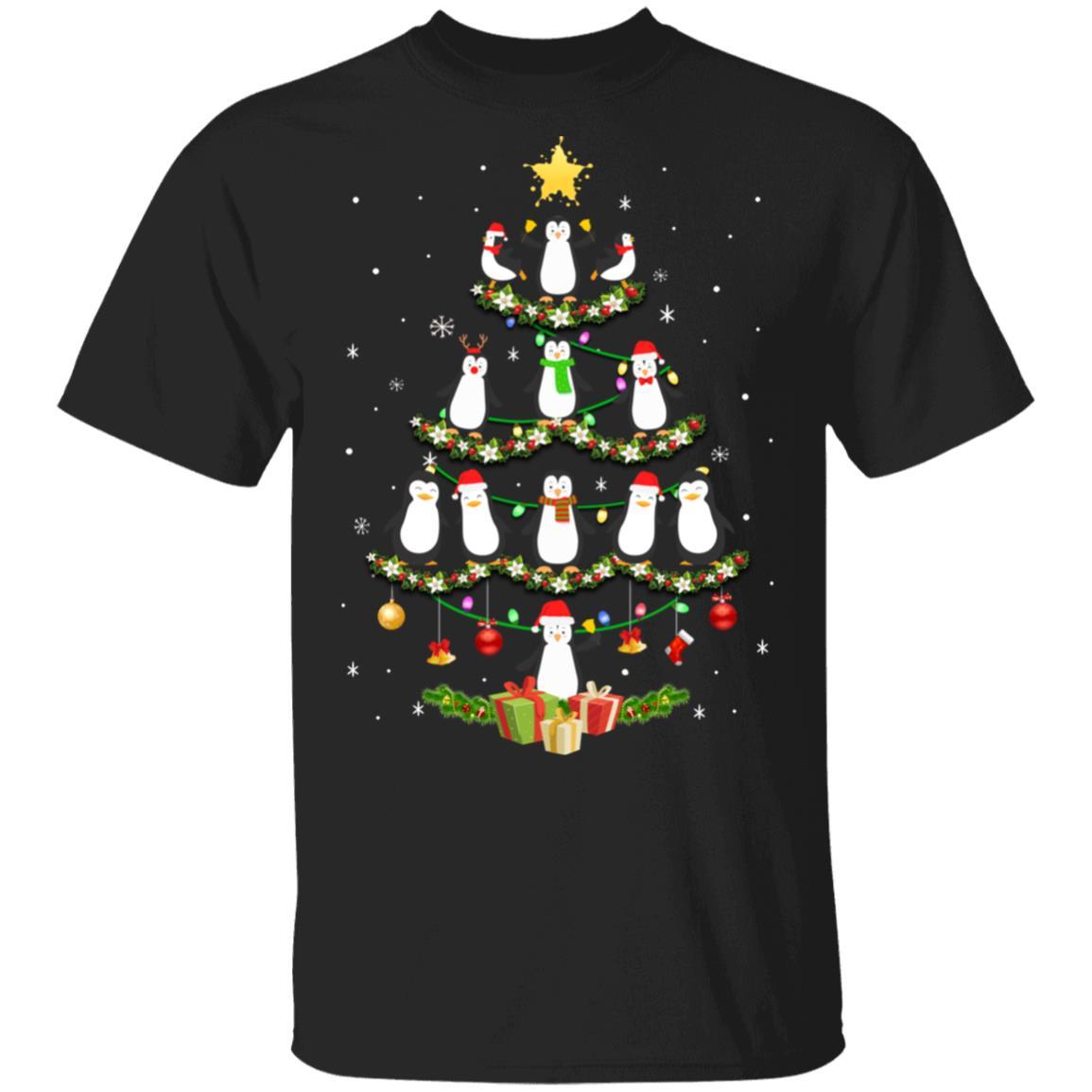 Penguin Christmas Tree Penguin Lover Xmas Gift