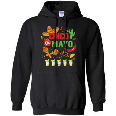 Mexico Fiesta Cinco De Mayo Costume Gifts-T-Shirt & Hoodie-Pullover Hoodie-Black