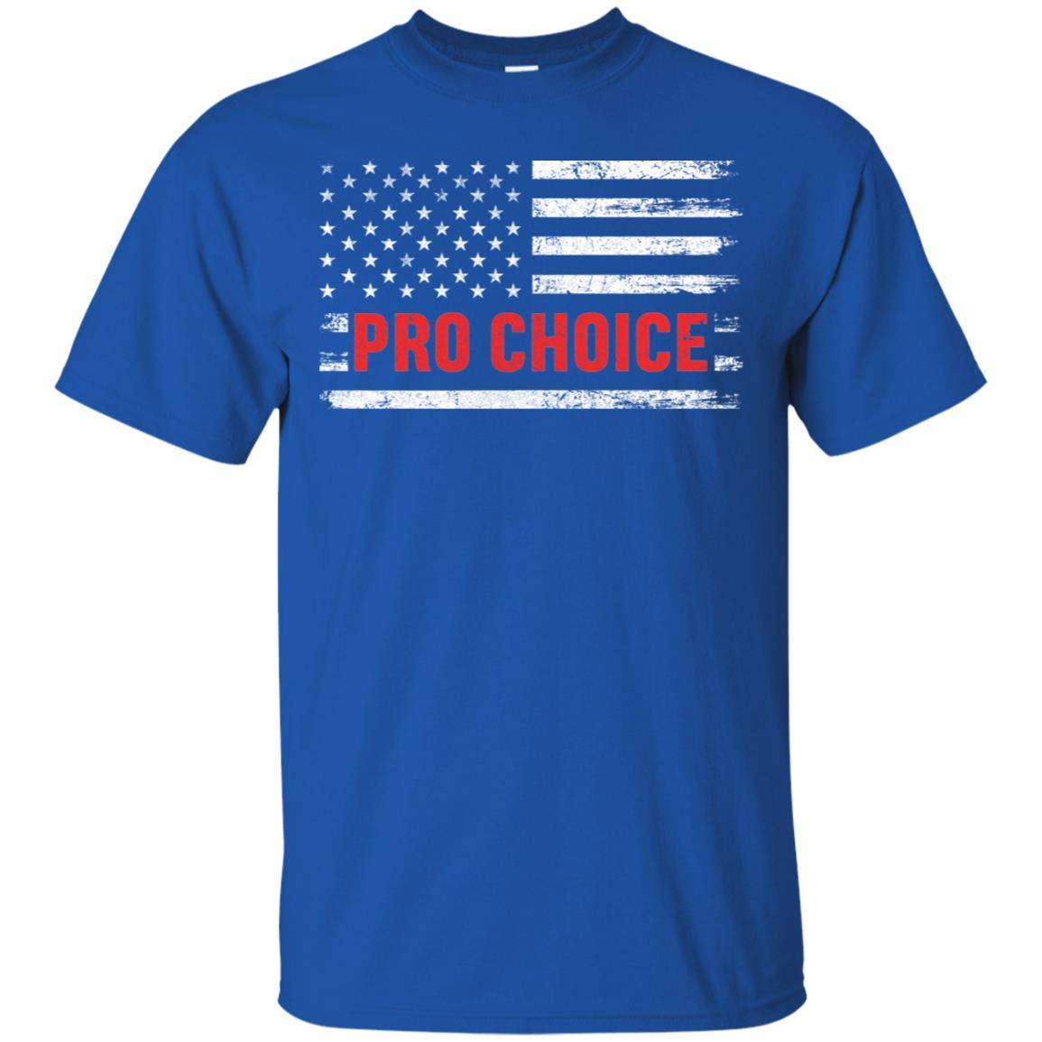 Patriotic US American Flag Pro Choice Veteran-T-Shirt & Hoodie-Classic T-Shirt-Royal