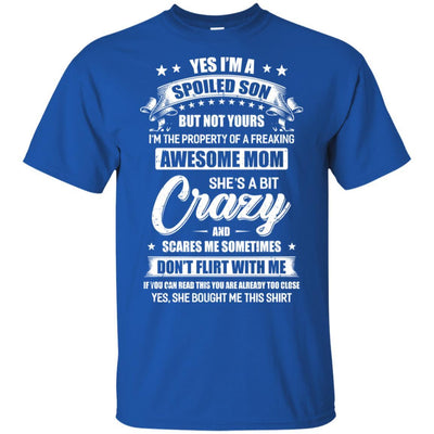 Yes Im A Spoiled Son But Not Yours Funny Mom Gift-T-Shirt & Hoodie-Classic T-Shirt-Royal