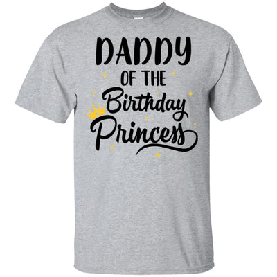 Daddy Of The Birthday Princess Matching Family Party-T-Shirt & Hoodie-Classic T-Shirt-Sport Grey