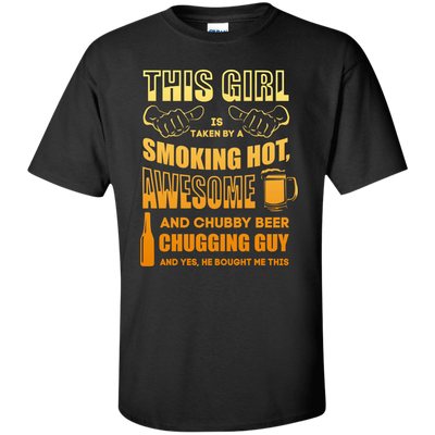 Taken By Hot Chubby Beer Chugging Guy-T-Shirt & Hoodie-Classic T-Shirt-Black