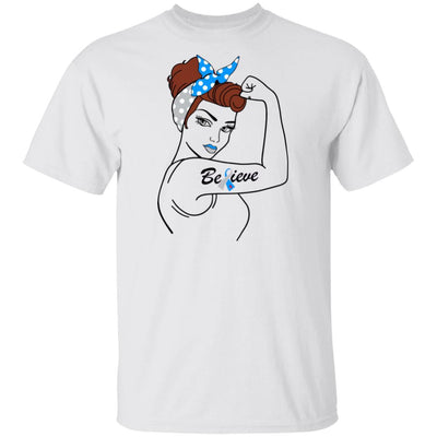 Support Diabetes Awareness Warrior Believe-T-Shirt & Hoodie-Classic T-Shirt-White