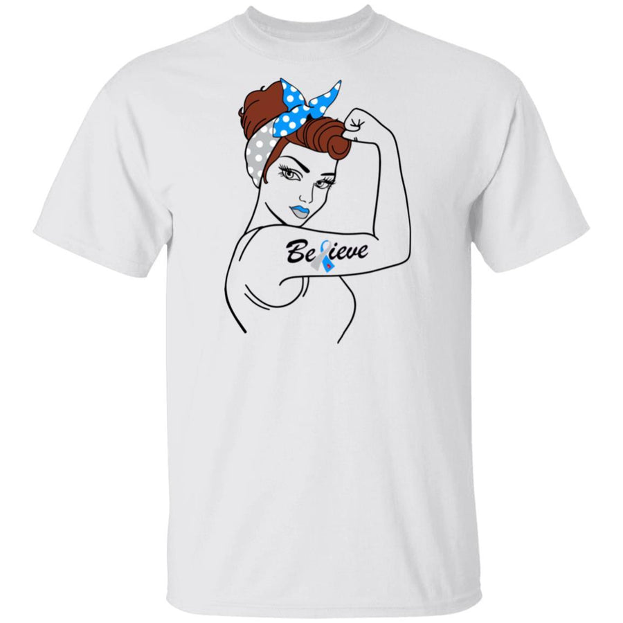 Support Diabetes Awareness Warrior Believe-T-Shirt & Hoodie-Classic T-Shirt-White