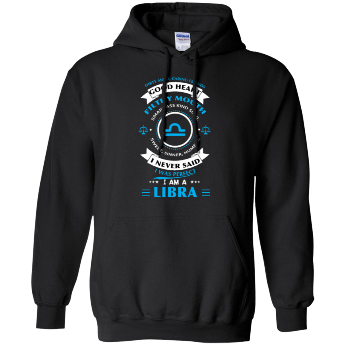 I'm A Libra-T-Shirt & Hoodie-Pullover Hoodie-Black