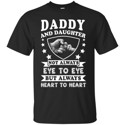 Daddy And Daughter Not Always Eye To Eye-T-Shirt & Hoodie-Youth T-Shirt-Black