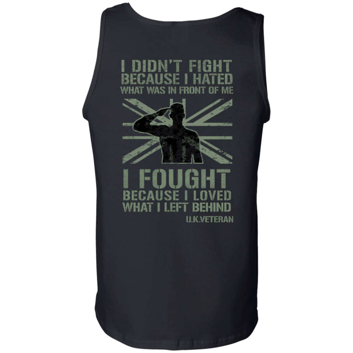 UK Veteran Affairs-T-Shirt & Hoodie-Unisex Tank-Black