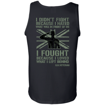 UK Veteran Affairs-T-Shirt & Hoodie-Unisex Tank-Black