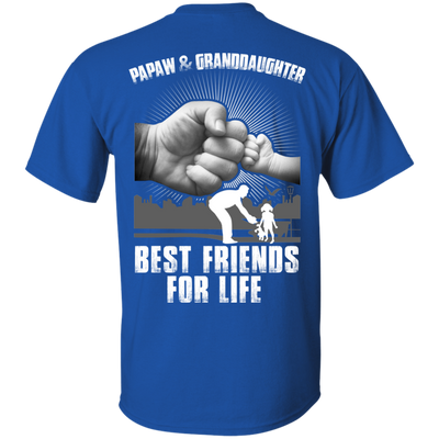 Papaw And Granddaughter Best Friends For Life-T-Shirt & Hoodie-Classic T-Shirt-Royal