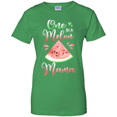 One In A Melon Mama Watermelon Birthday Mothers Day-T-Shirt & Hoodie-Women's T-Shirt-Irish Green