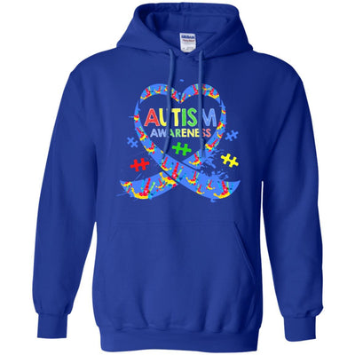 World Autism Awareness 2 April Dad Mom Kid Autism Gift-T-Shirt & Hoodie-Pullover Hoodie-Royal