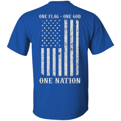 One Flag One God One Nation-T-Shirt & Hoodie-Classic T-Shirt-Royal